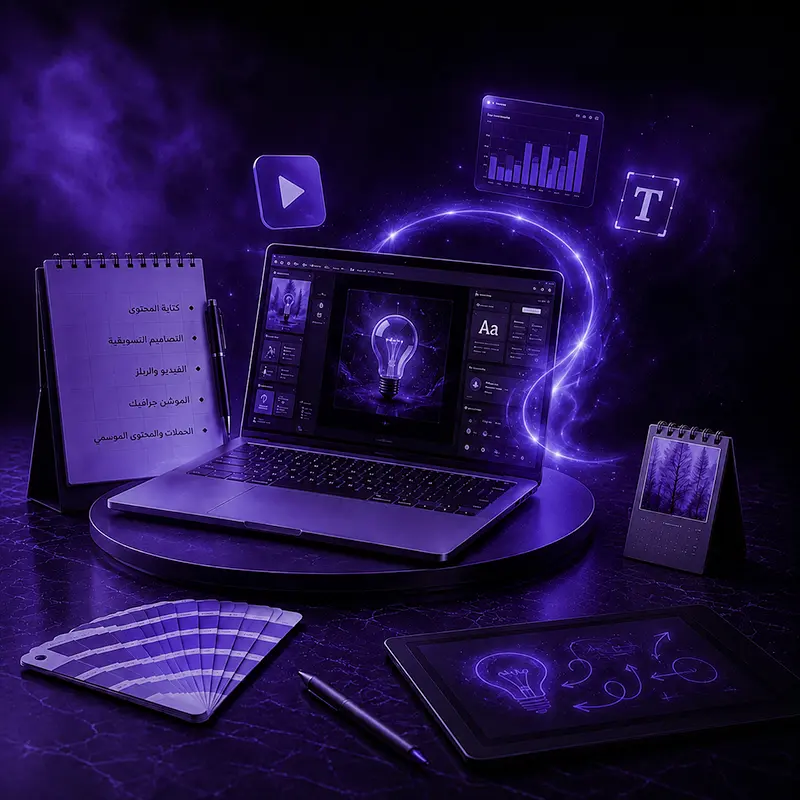 المحتوى والتصميم الإبداعي